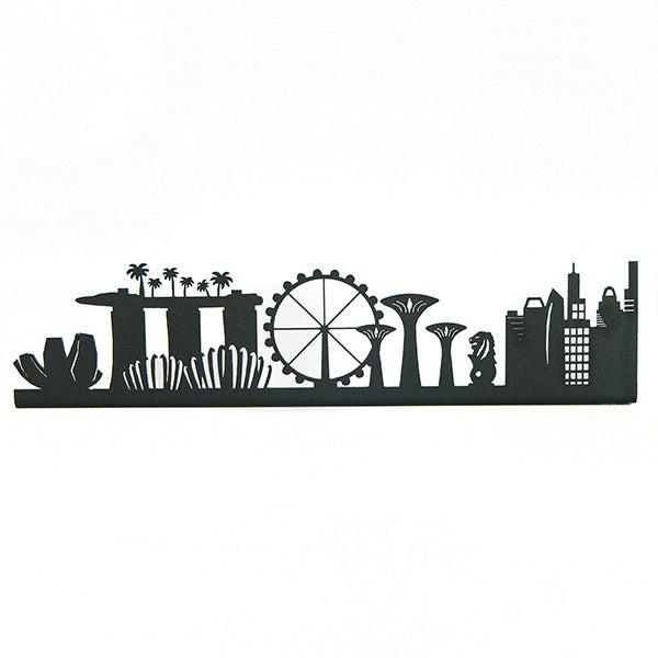 Singapore Skyline - Black