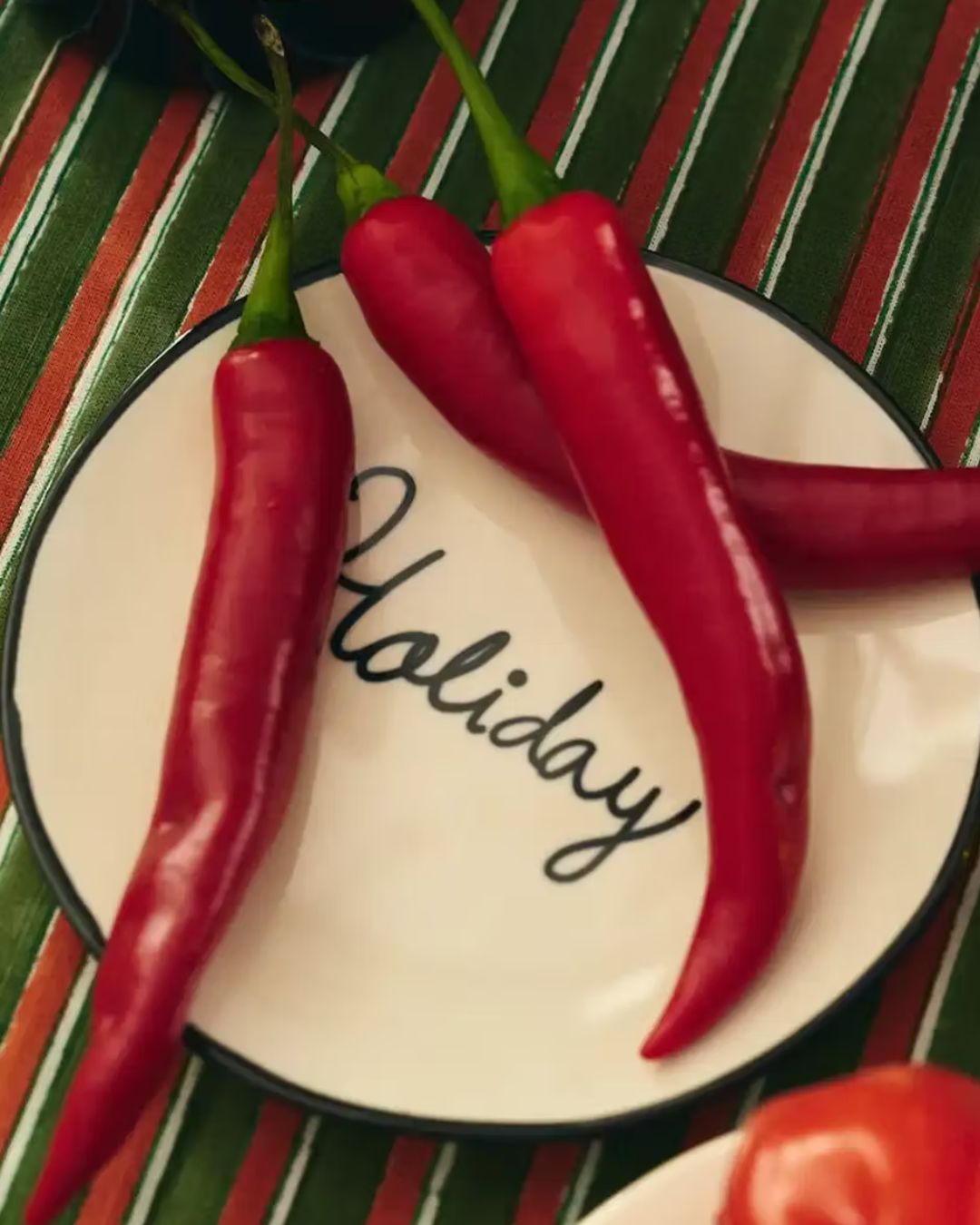Holiday Dessert Plate