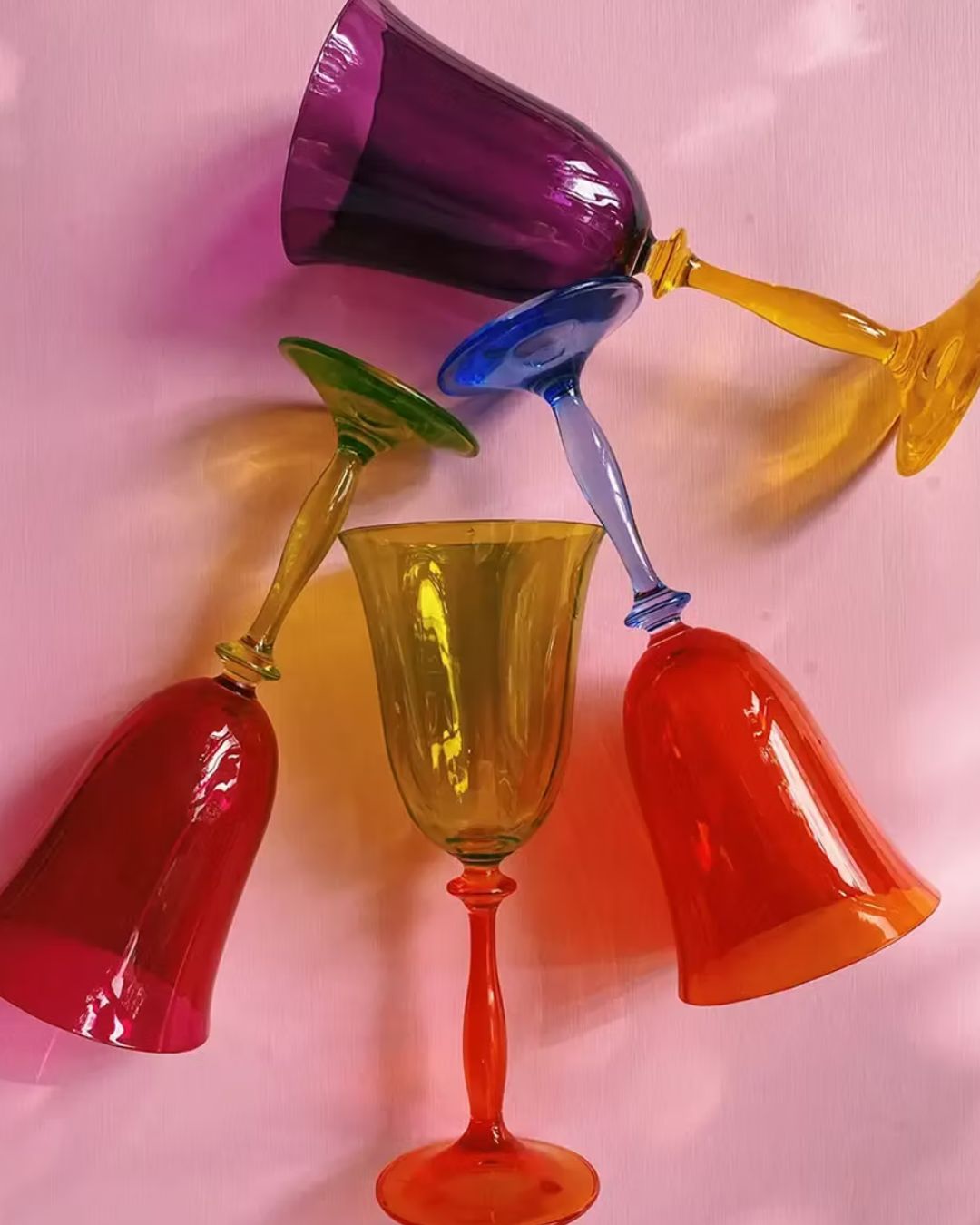Poppy Wine Glass