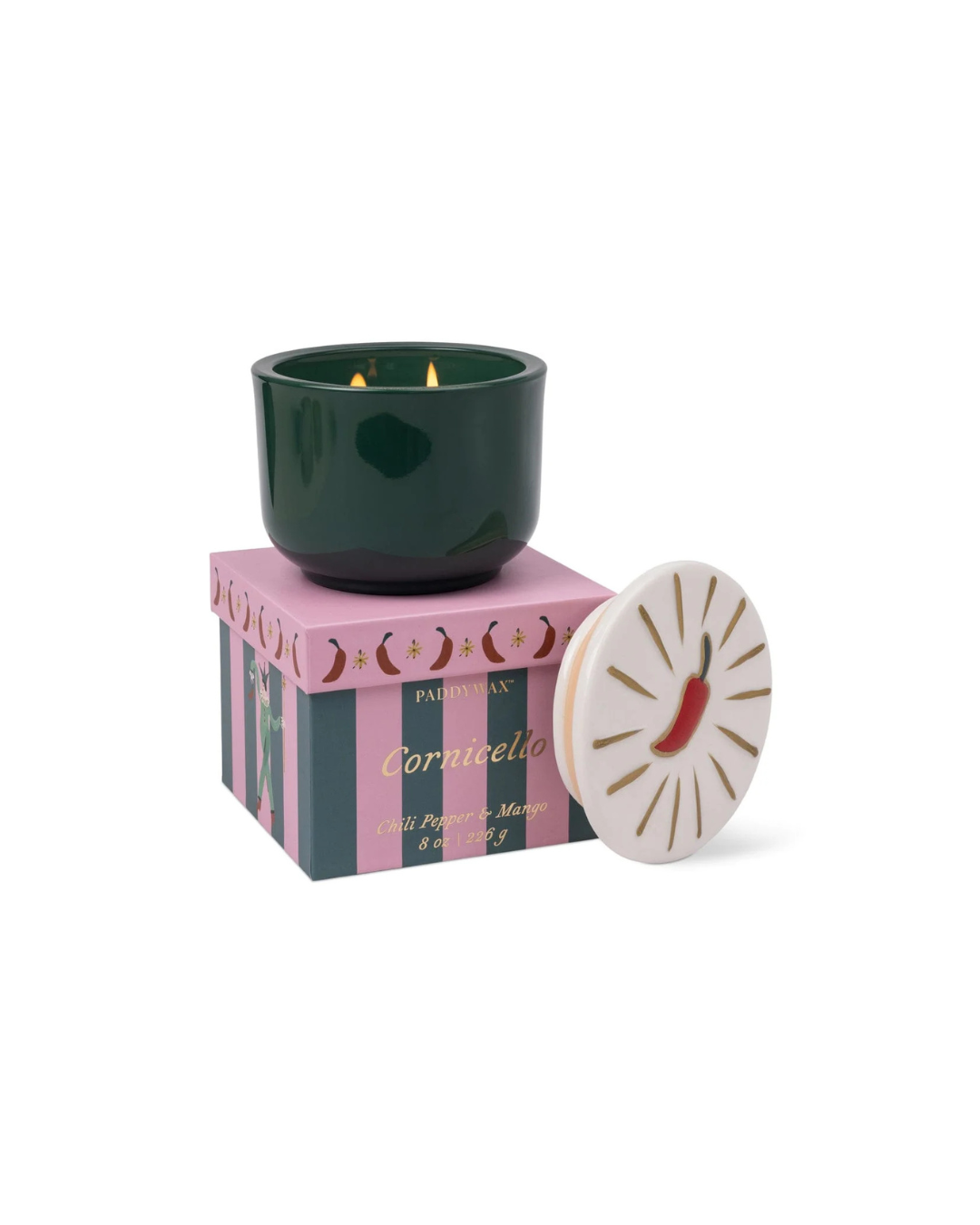 Ceramic Candle with Lid