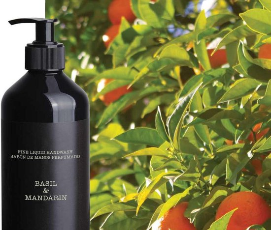 Basil & Mandarin Fine Liquid Handwash - Cereria Molla