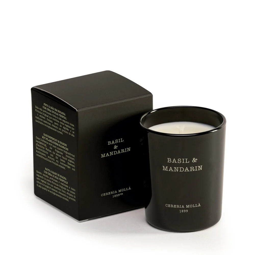 Basil & Mandarin Mini Candle - Cereria Molla