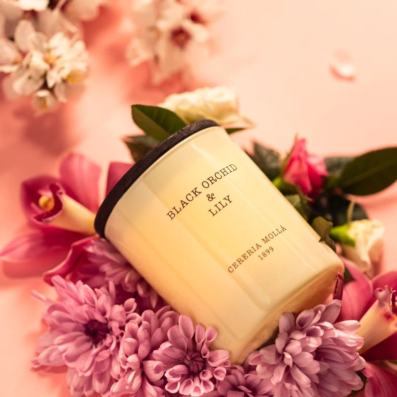 Black Orchid & Lily Premium Candle - Cereria Molla