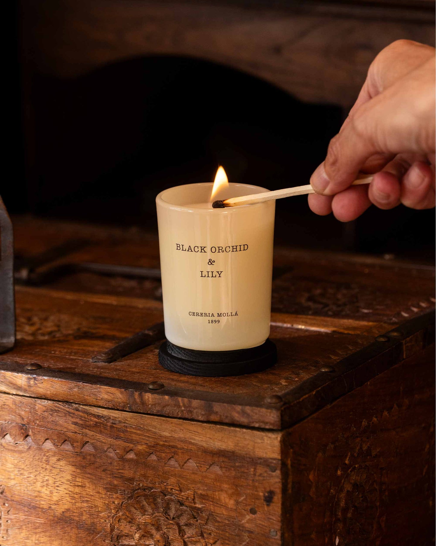 Black Orchid & Lily Mini Candle - Cereria Molla