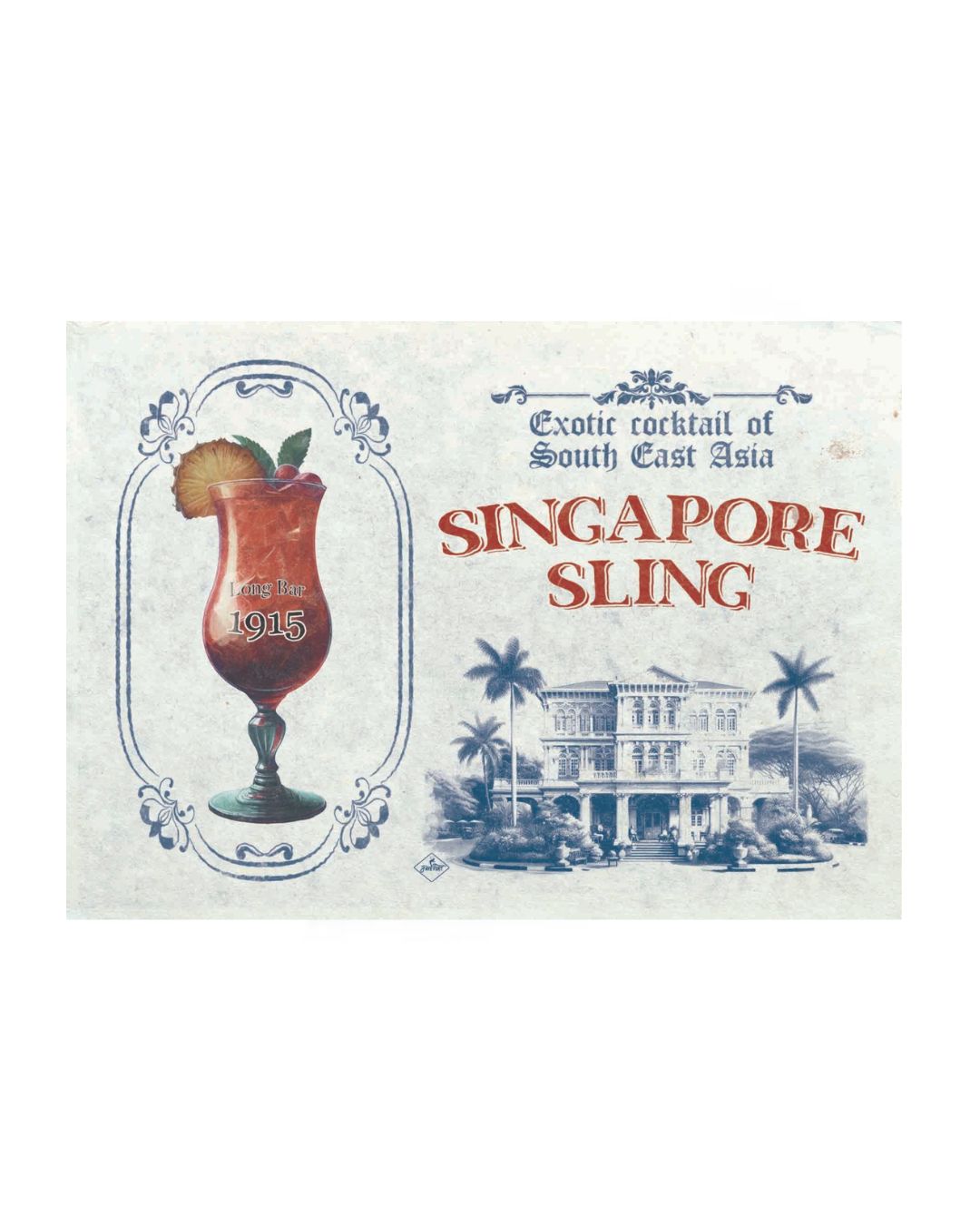 CARD Singapore Sling - Hotel