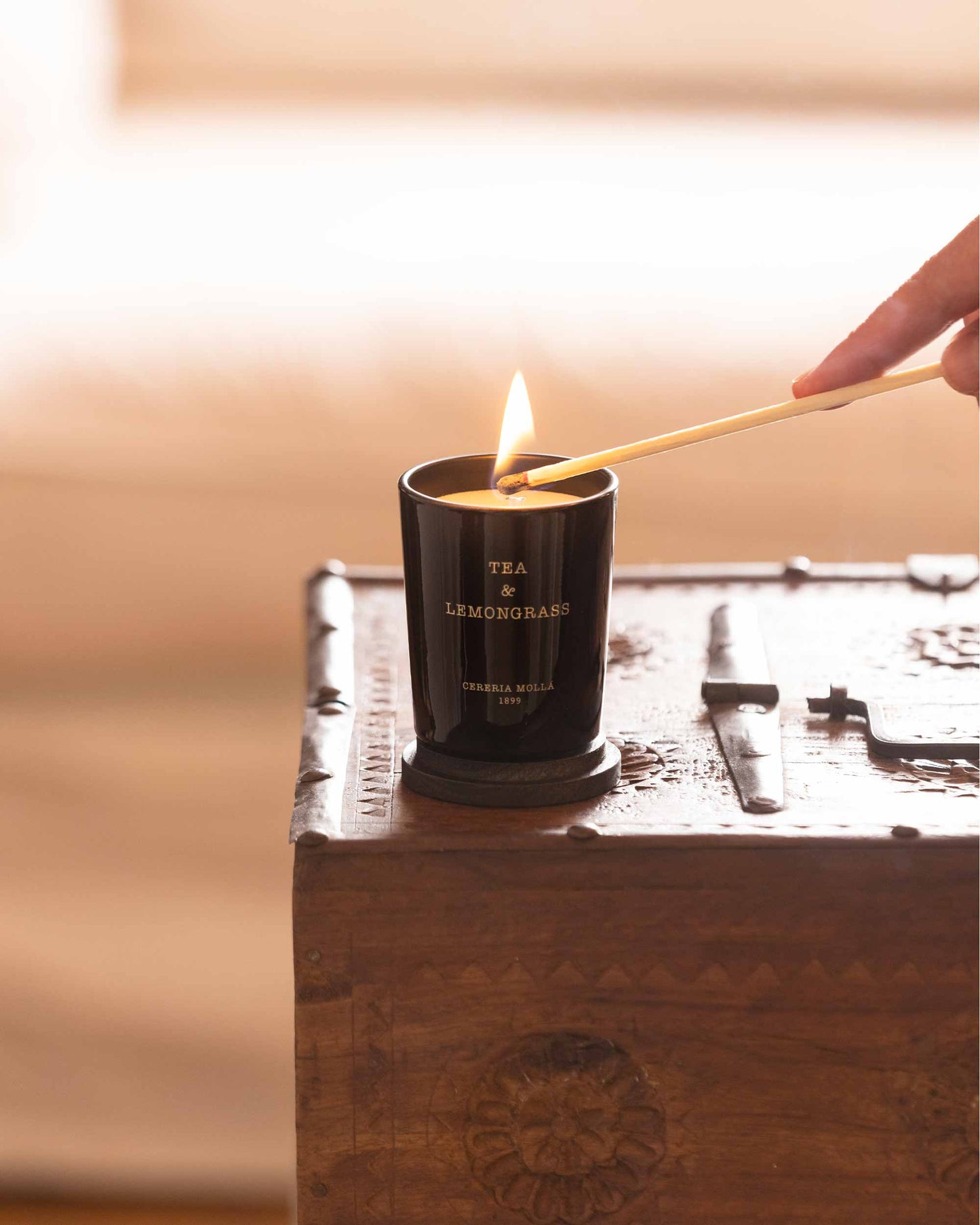 Tea & Lemongrass Mini Candle - Cereria Molla