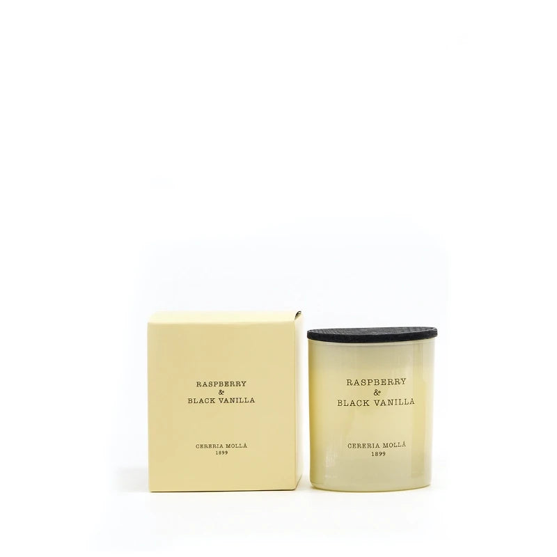 Raspberry & Black Vanilla Premium Candle - Cereria Molla