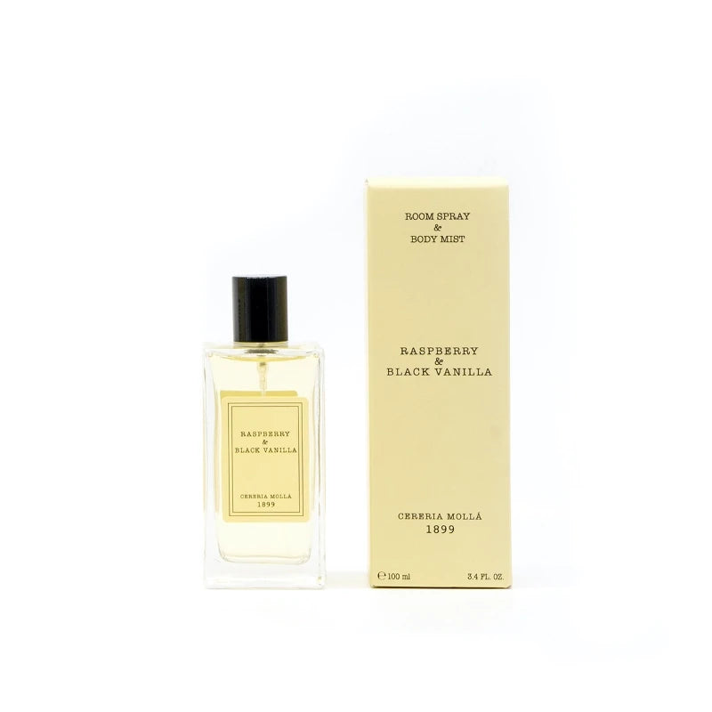 Raspberry & Black Vanilla Room & Body Spray - Cereria Molla