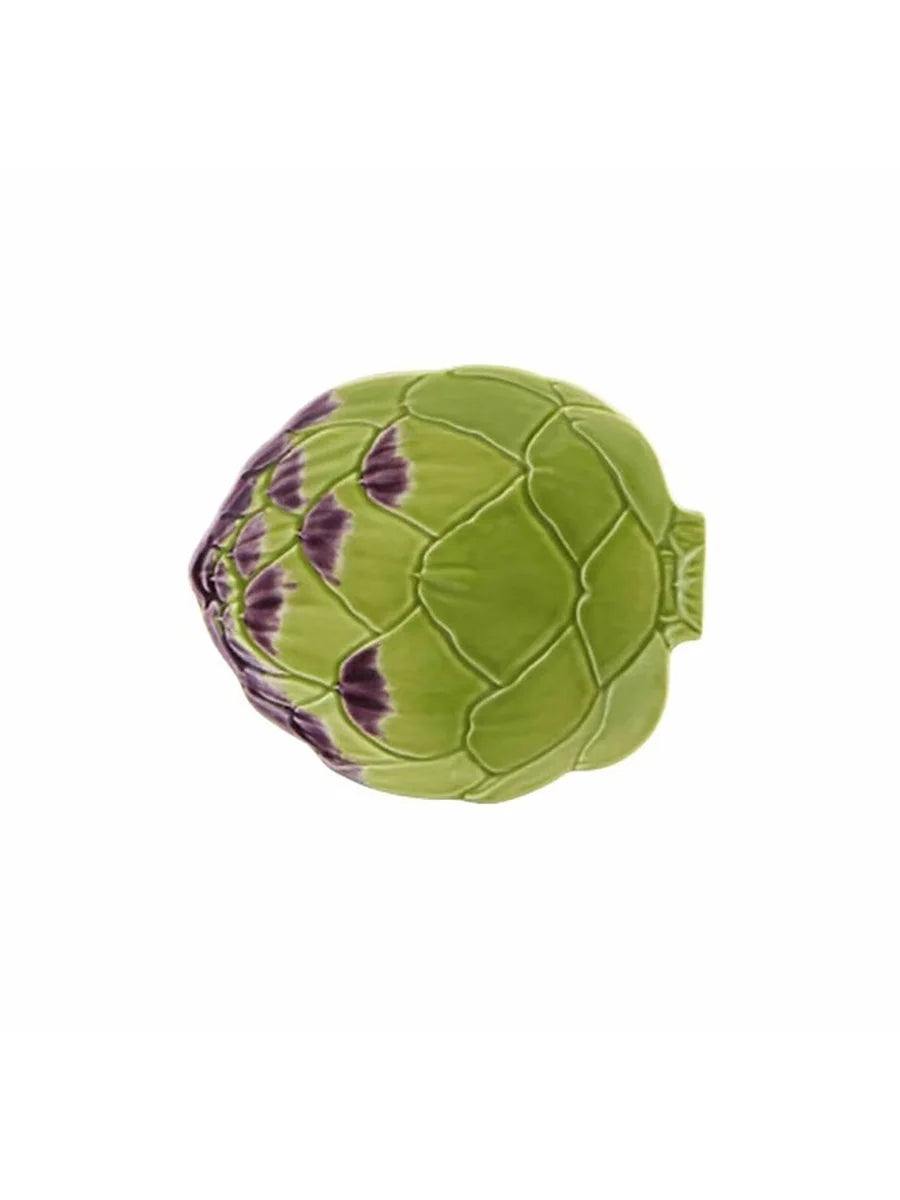 Artichoke Green Bread Plate - Bordallo Pinheiro