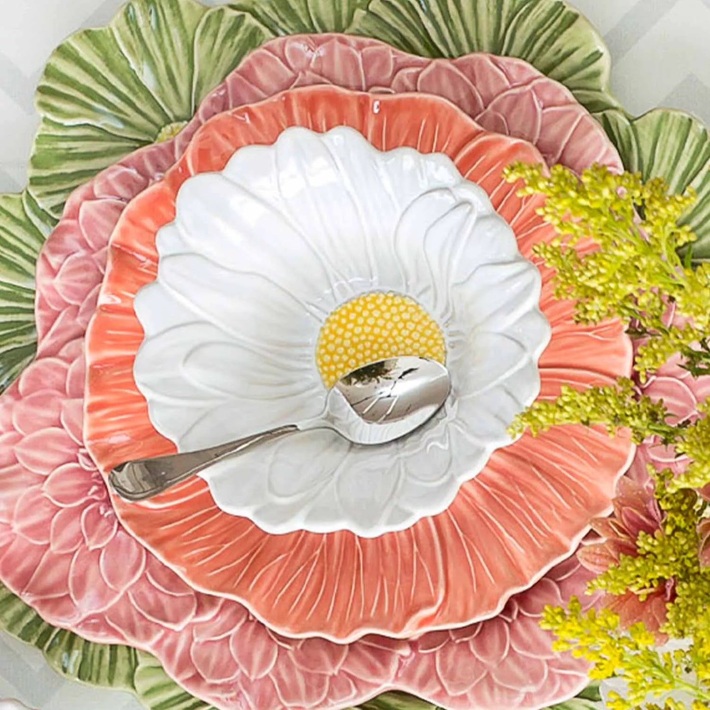 Maria Flor Dessert Bowl Daisy - Bordallo Pinheiro