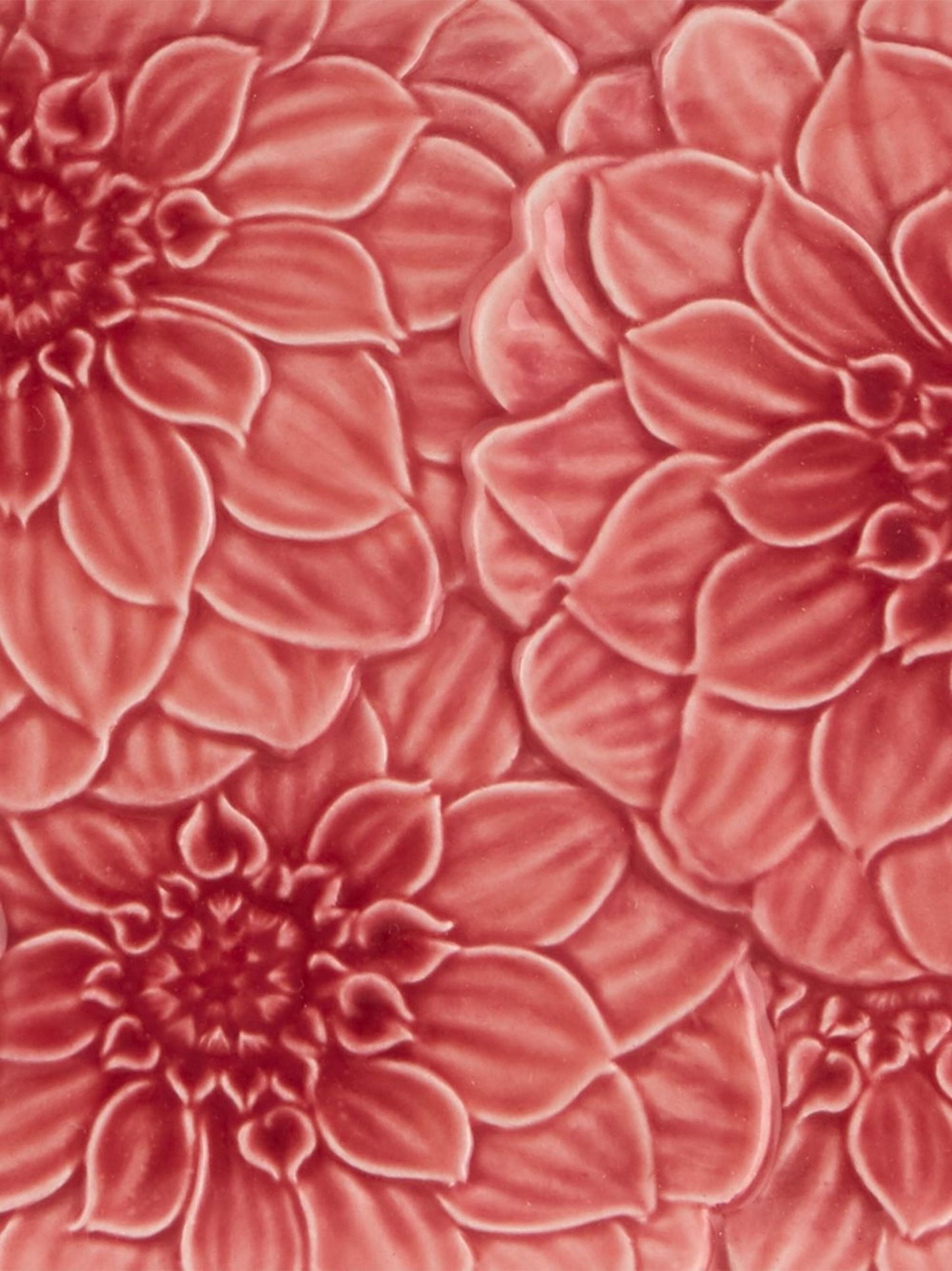 Maria Flor Cake Tray 47 cm, Dahlia Rosa - Bordallo Pinheiro