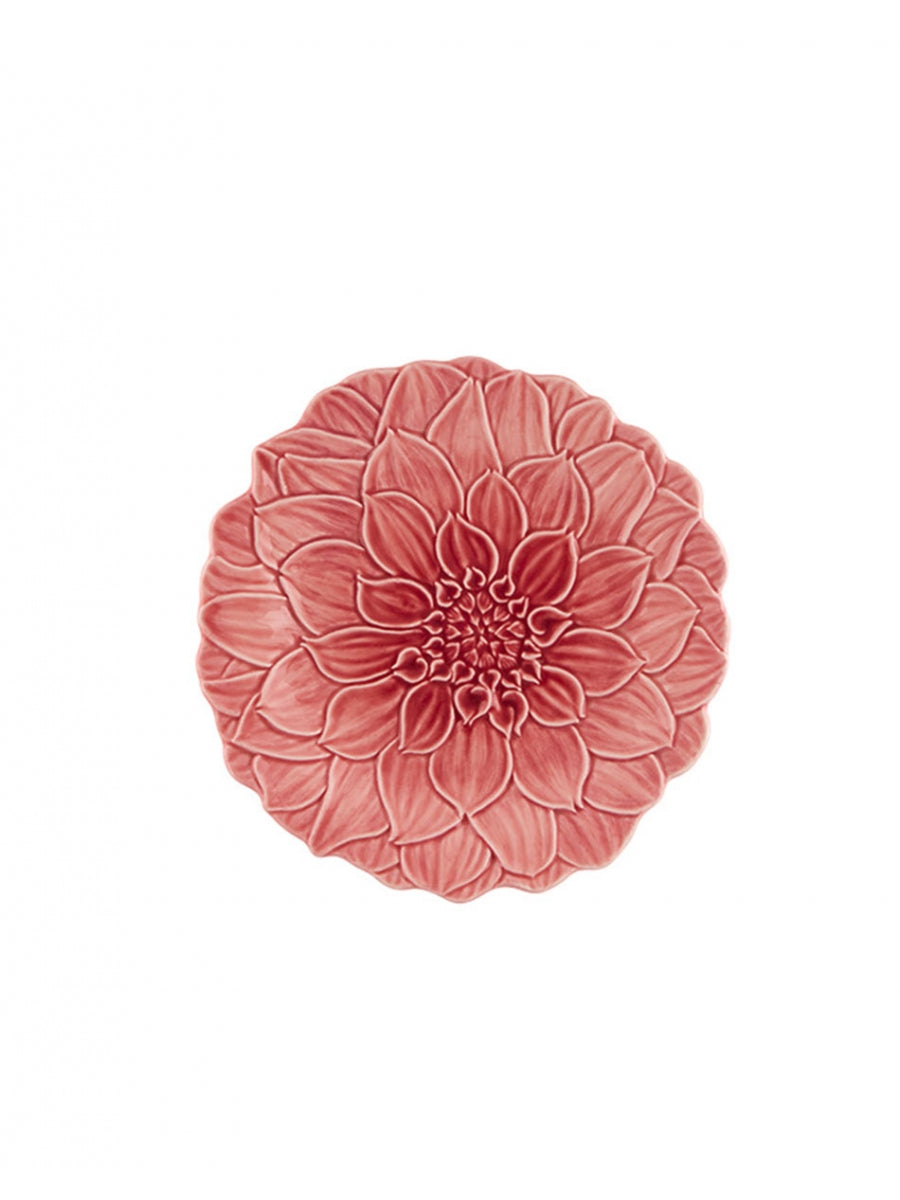 Maria Flor Dessert Plate Dahlia Rosa - Bordallo Pinheiro