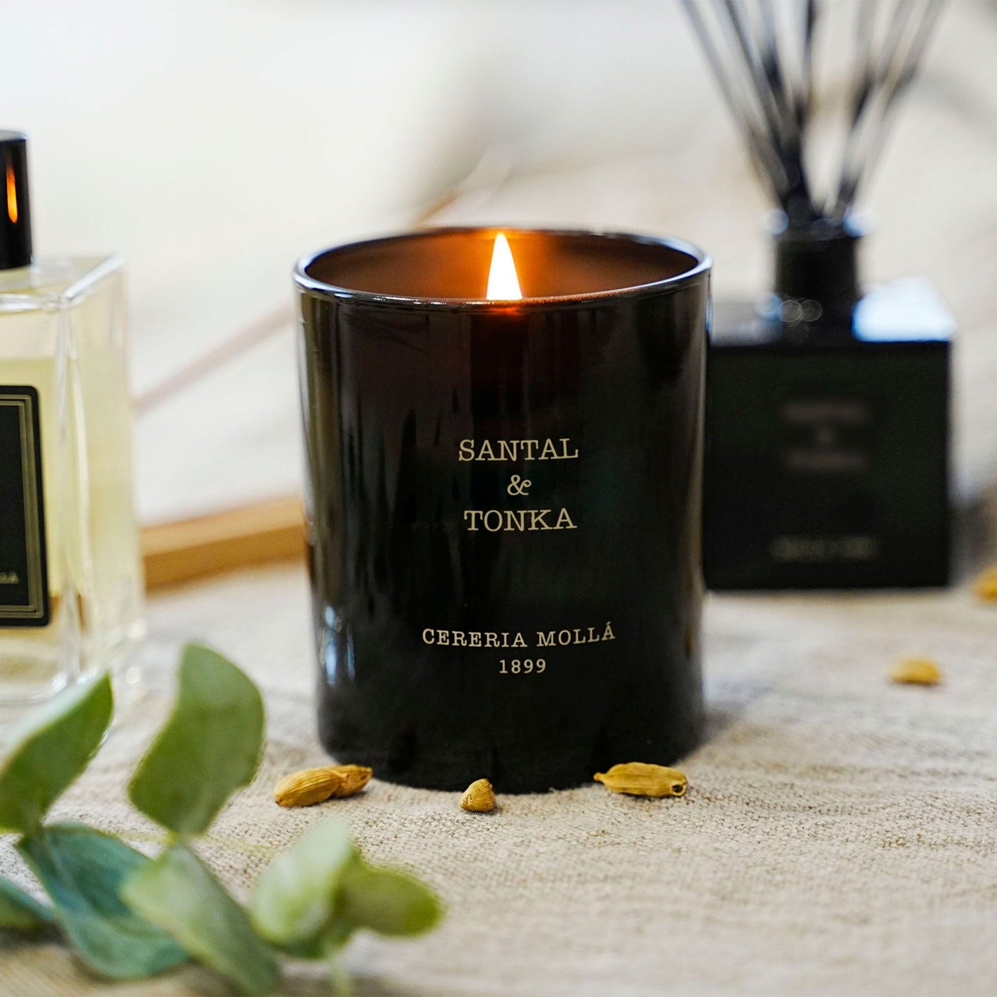 Santal & Tonka Premium Candle - Cereria Molla