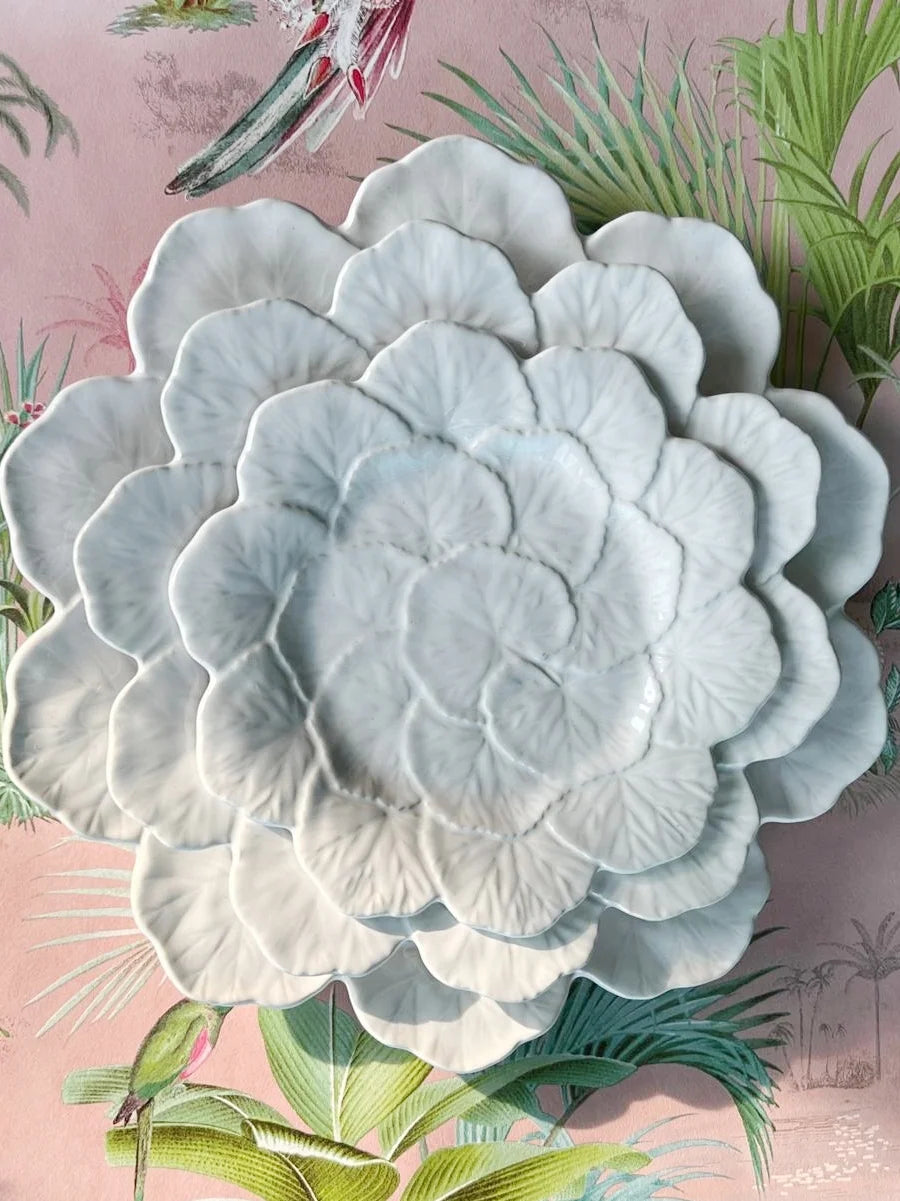 Geranium Dinner Plate White - Bordallo Pinheiro