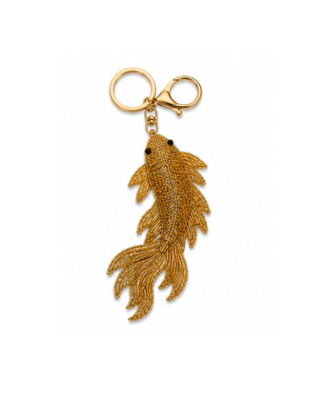 Key Ring - Gold Koy-Fish