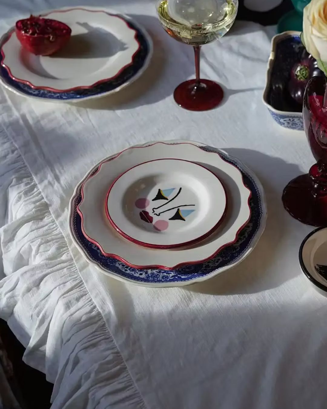 Pierrot Dessert Plate