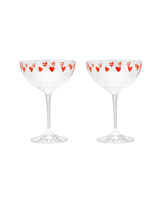 Classic Love Champagne Glass Set
