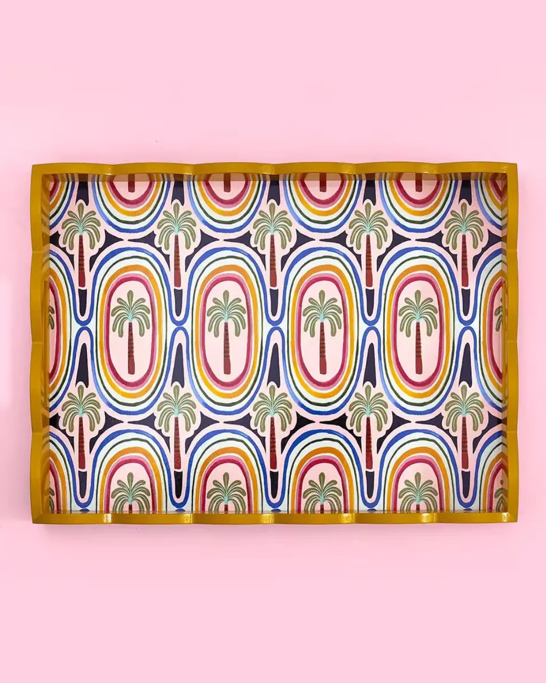 Electric Coast Palm Tree Tray