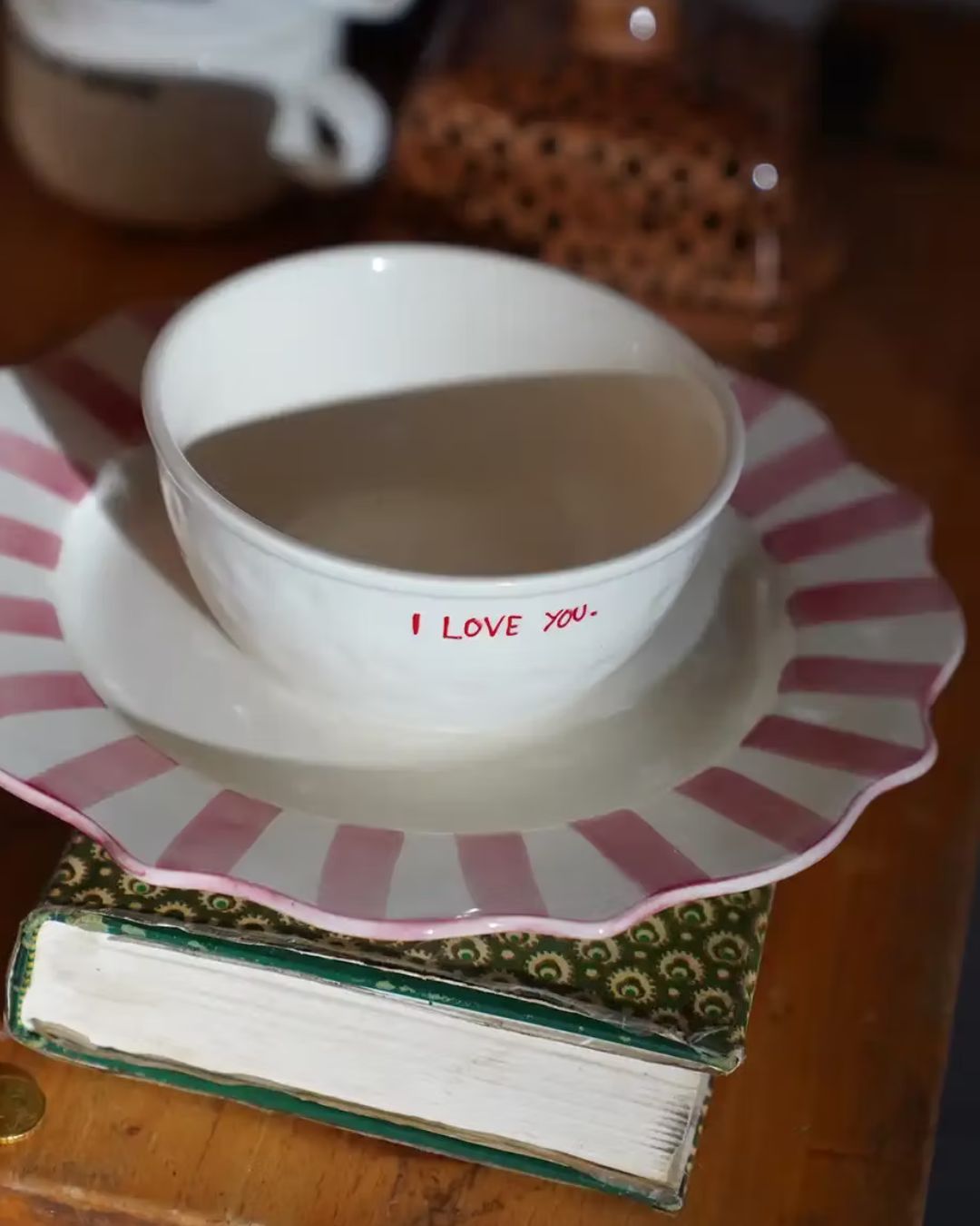 I Love You Breakfast Set
