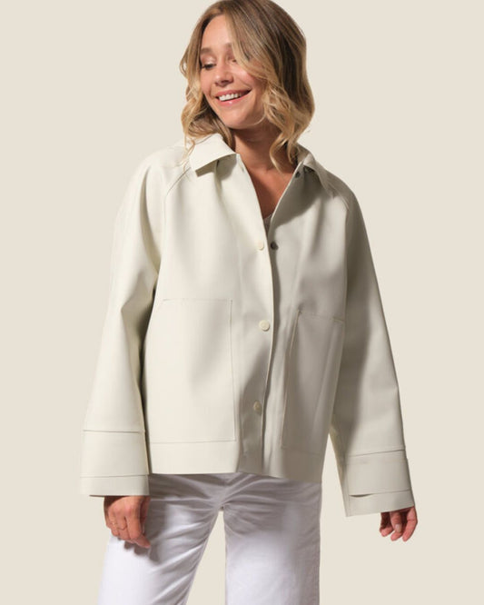 EPONA WOMEN RAINCOAT – Ecru