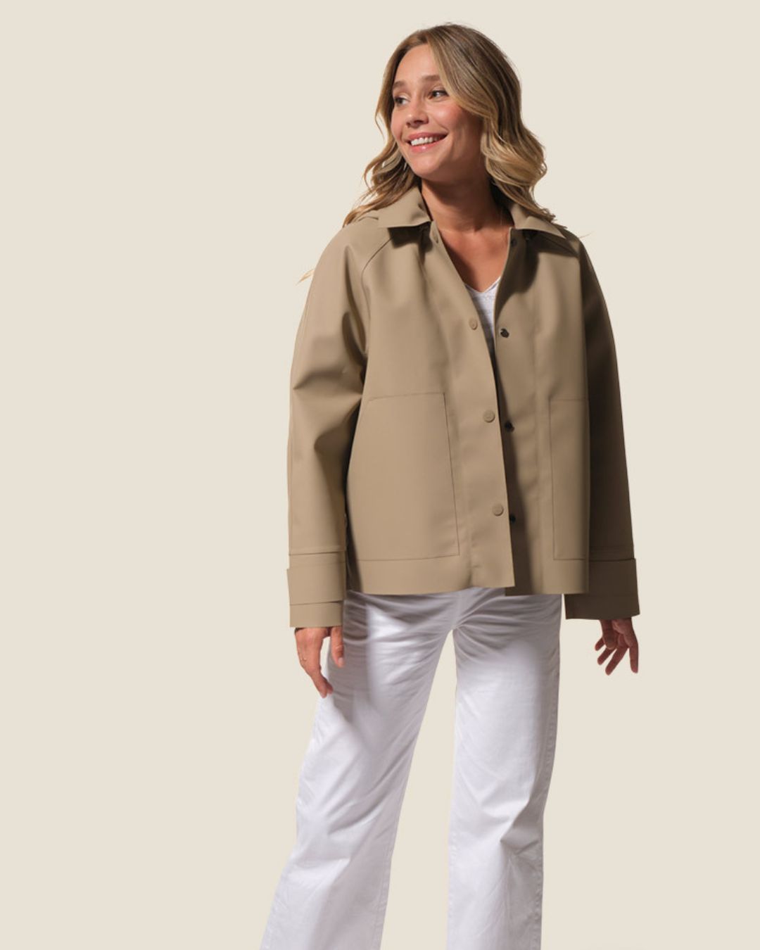 EPONA WOMEN RAINCOAT – Brown
