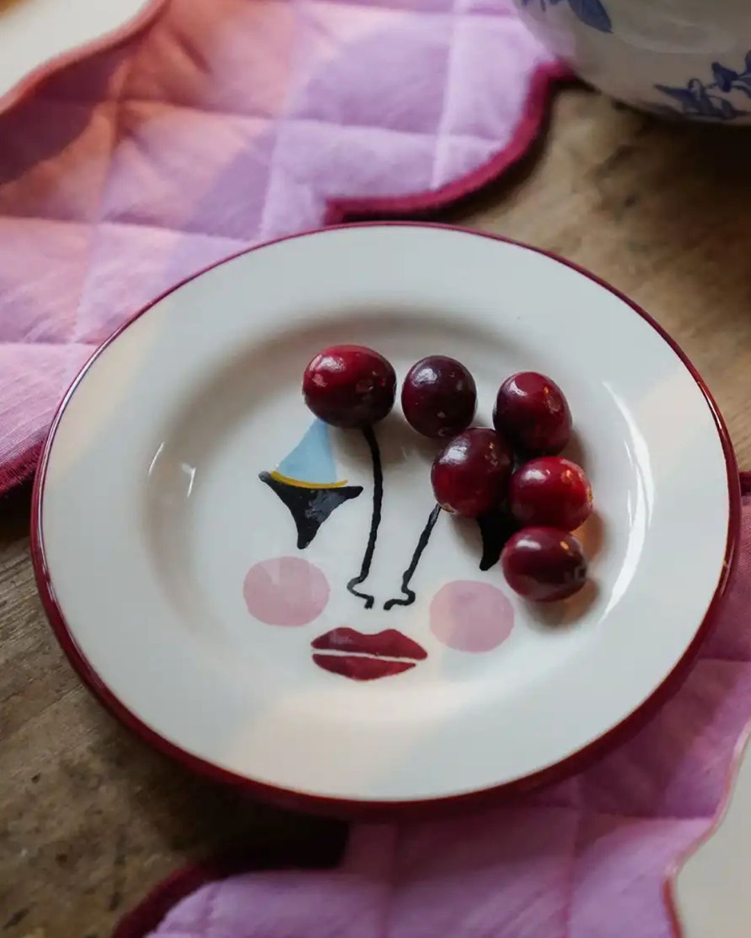 Pierrot Dessert Plate