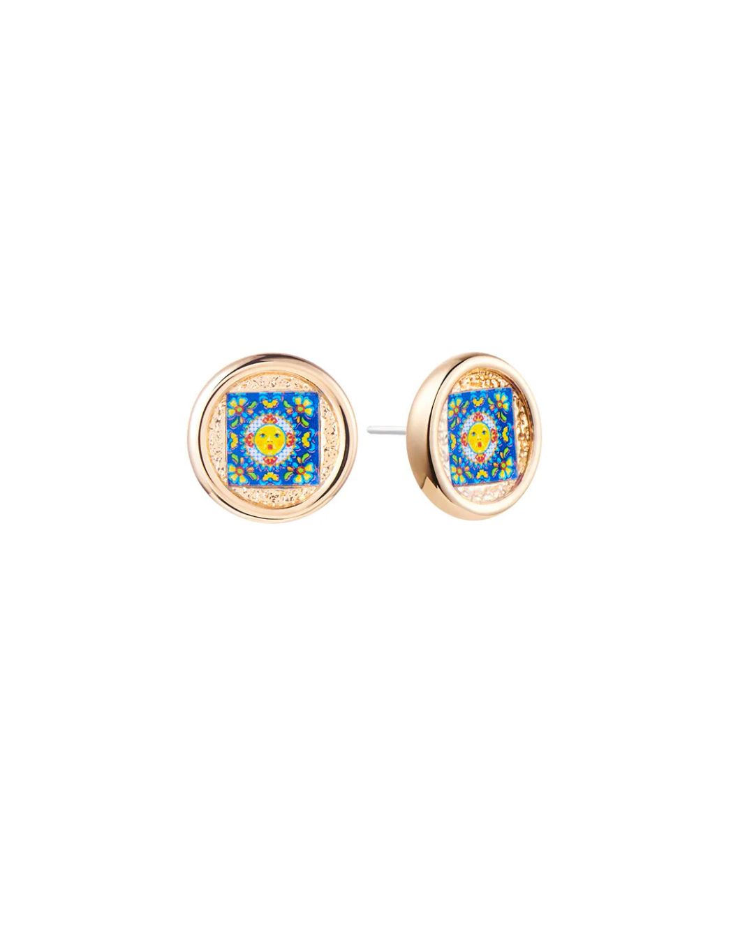 Spanish Medallion Stud - Sun