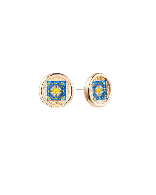Spanish Medallion Stud - Sun