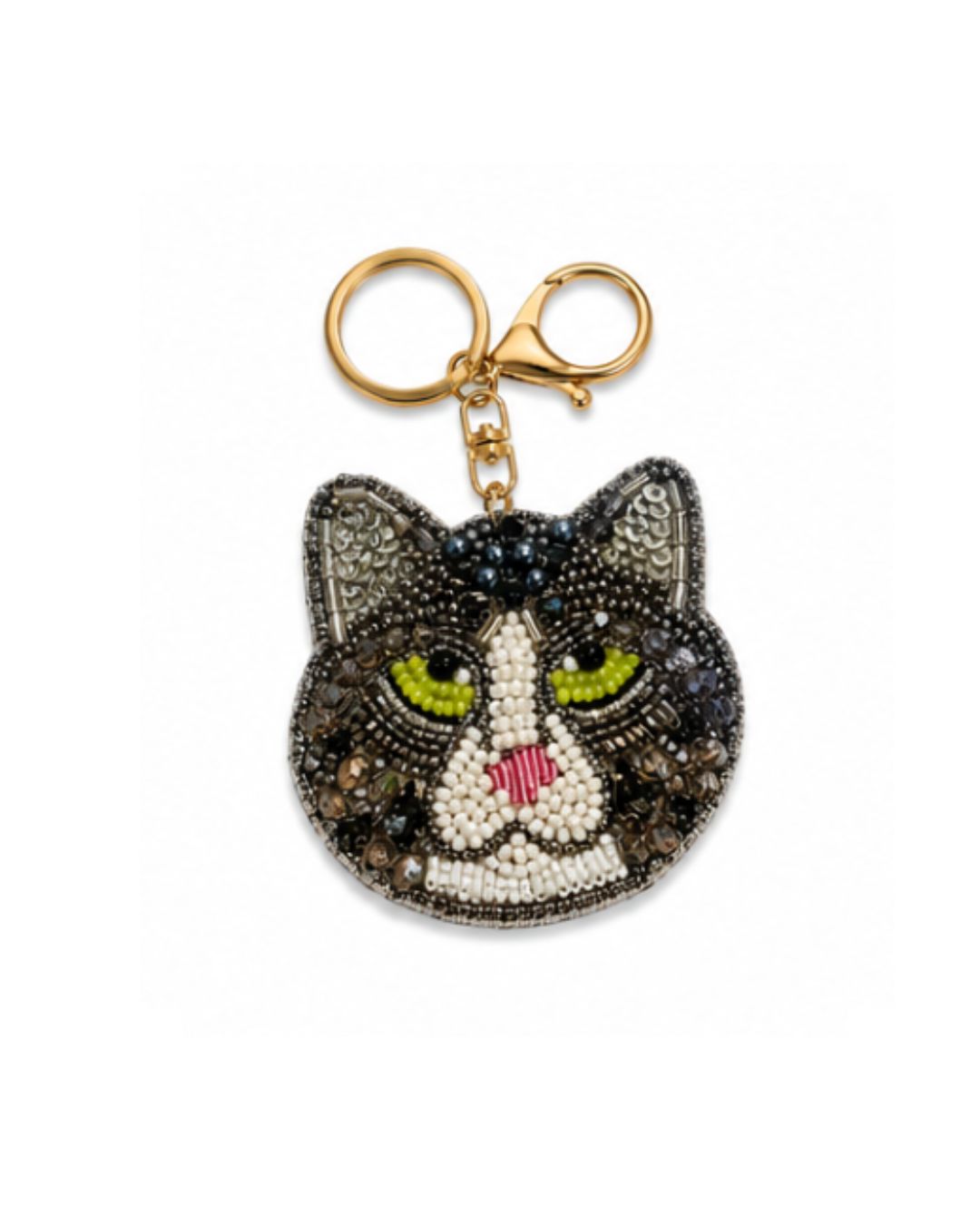 Key Ring - Grey Cat