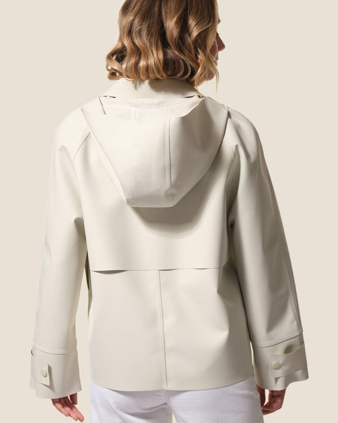 EPONA WOMEN RAINCOAT – Ecru