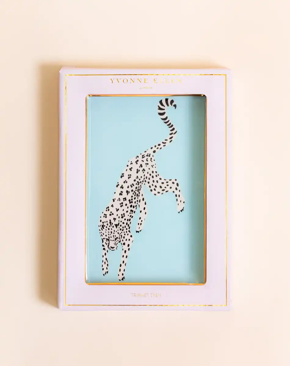 Cheetah Rectangular Trinket Dish  - Yvonne Ellen