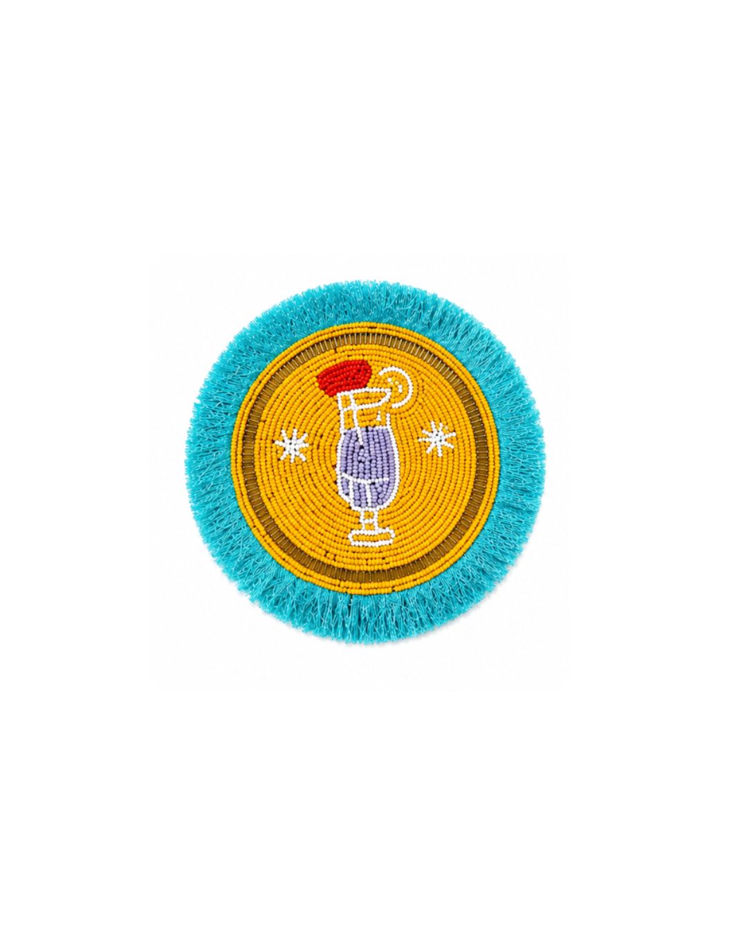 Sunset Spritz Beaded Coaster