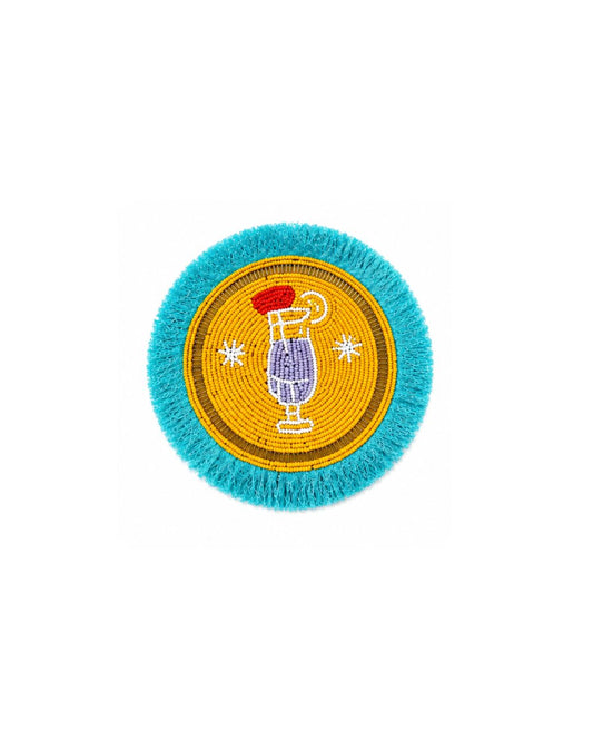 Sunset Spritz Beaded Coaster