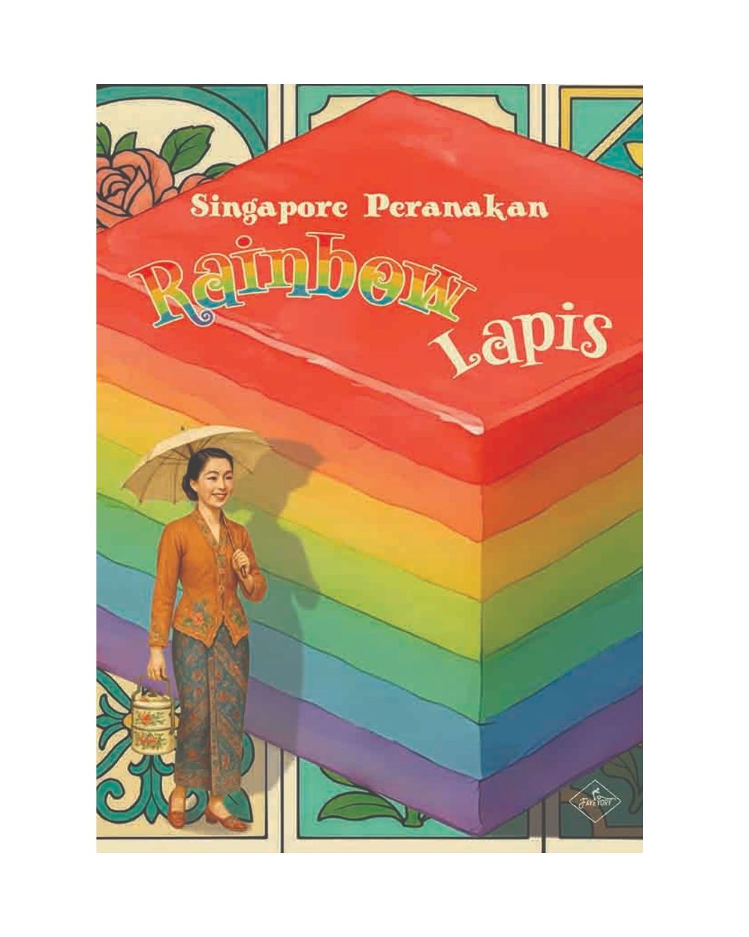 Singapore Perenakan Rainbow Lapis (A4)