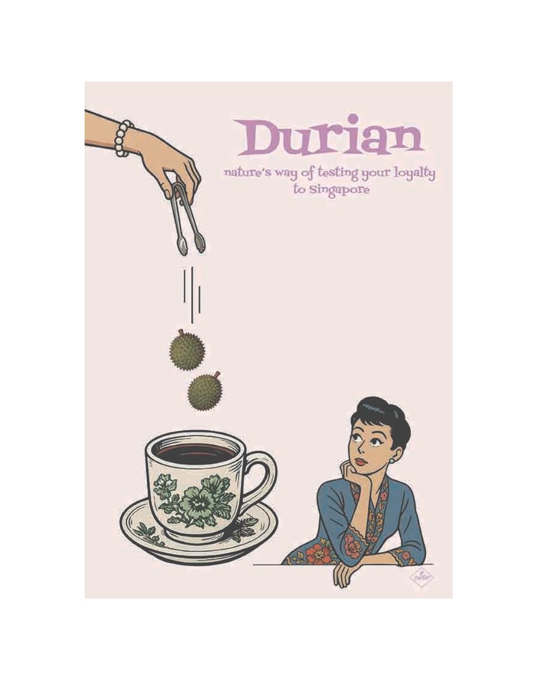 Singapore durian coffee