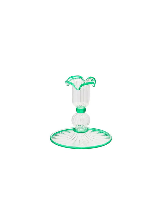 Green Jane Candle Holder