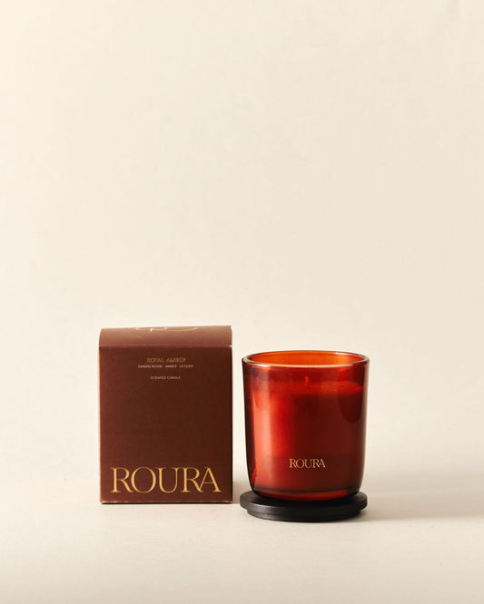 Roura candle Royal Amber