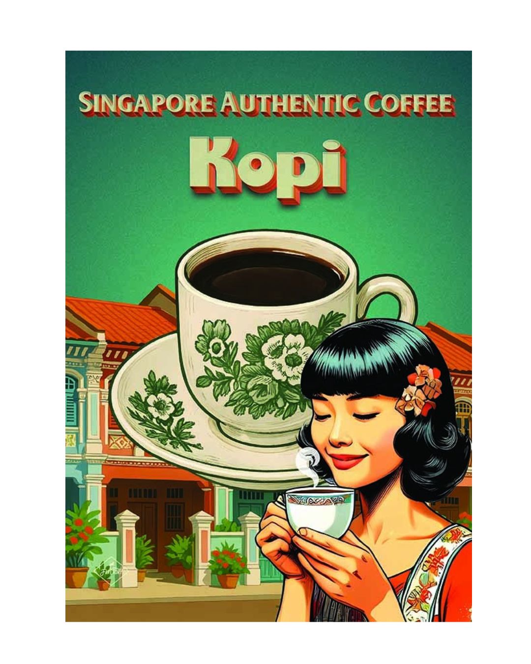 Singapore coffee joo chiat lady 1