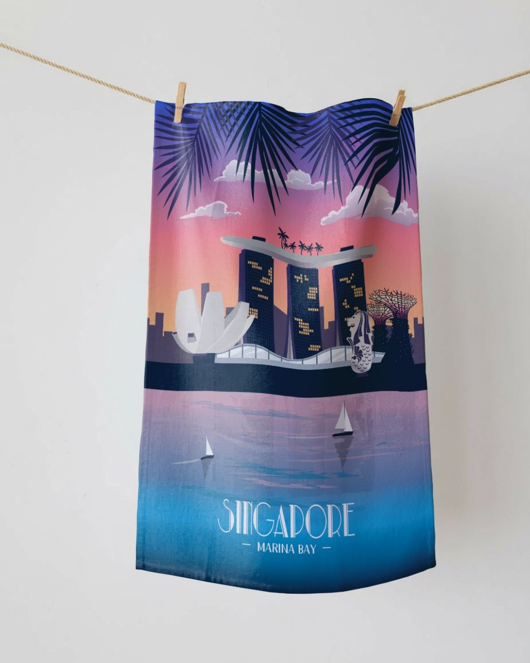 Tea Towel  Marina bay