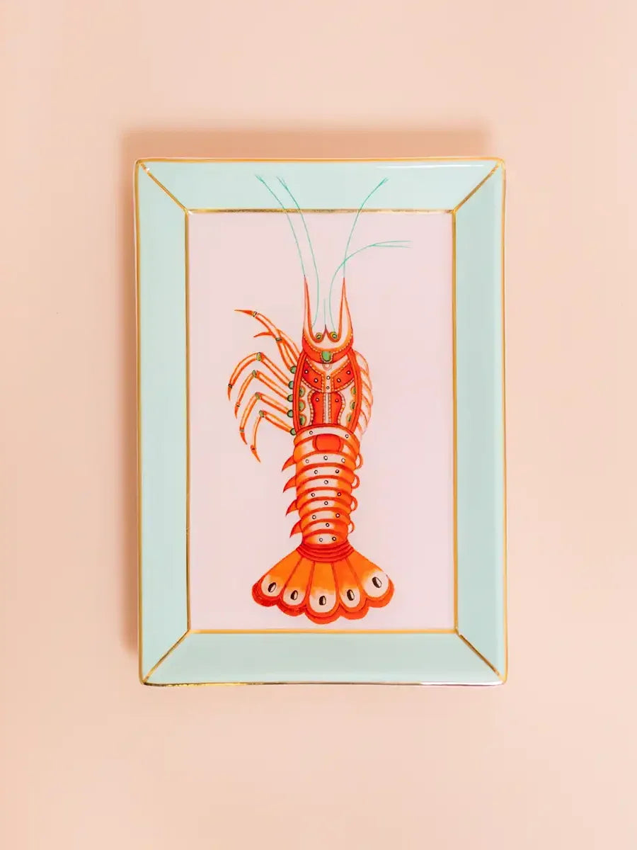 Lobster Rectangular Trinket Dish - Yvonne Ellen