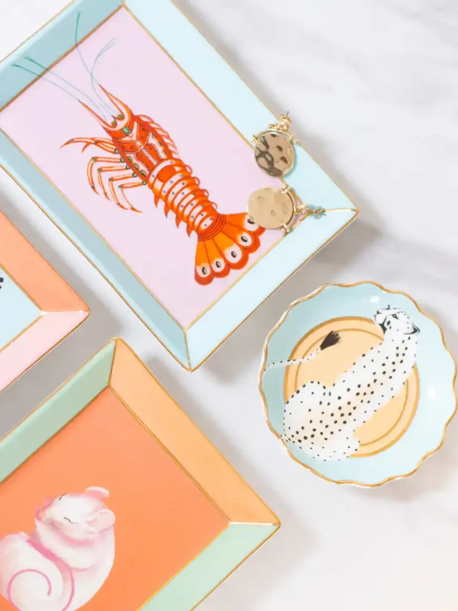 Lobster Rectangular Trinket Dish - Yvonne Ellen