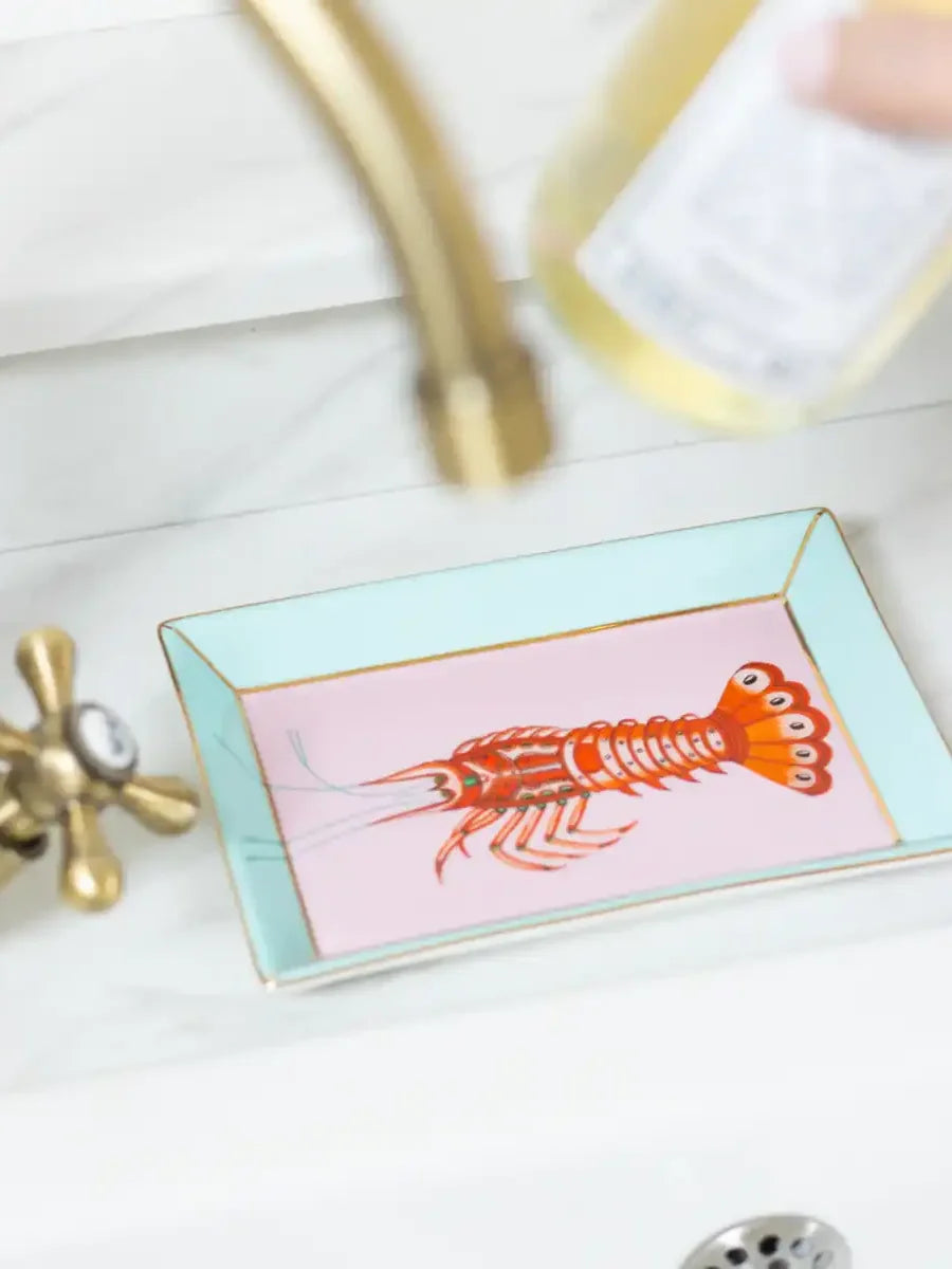 Lobster Rectangular Trinket Dish - Yvonne Ellen