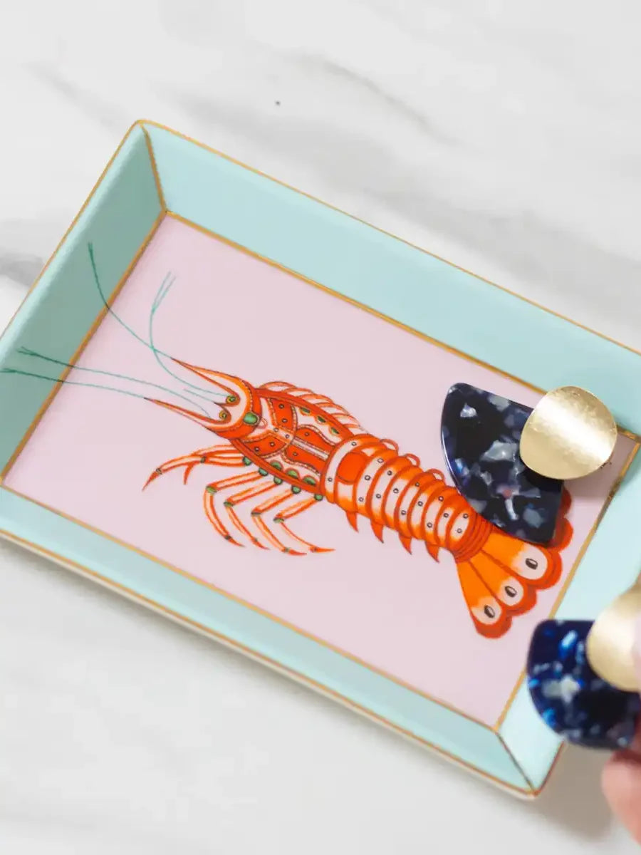 Lobster Rectangular Trinket Dish - Yvonne Ellen