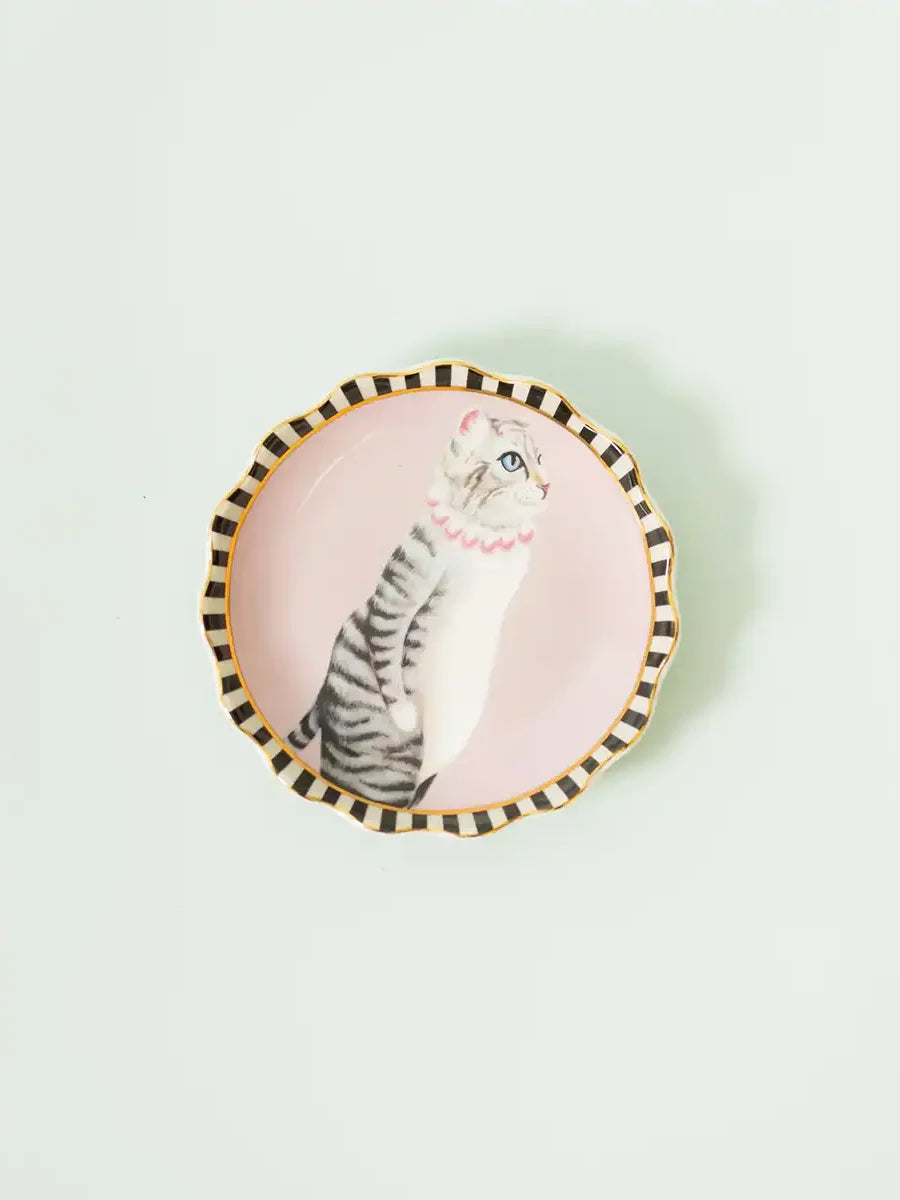 Pussy Round Trinket Dish - Yvonne Ellen