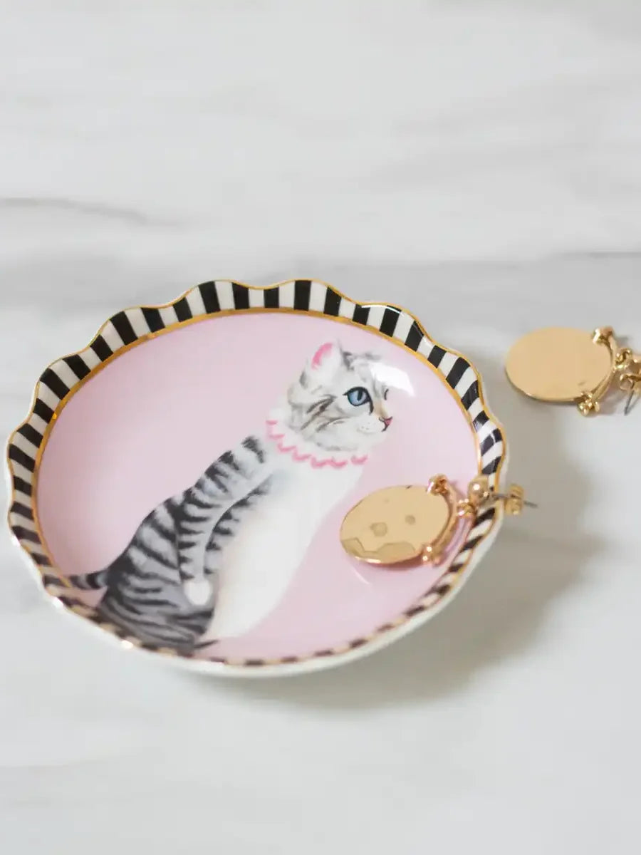 Pussy Round Trinket Dish - Yvonne Ellen