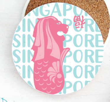 Livac Individual Coaster - Pop-Art - Pink